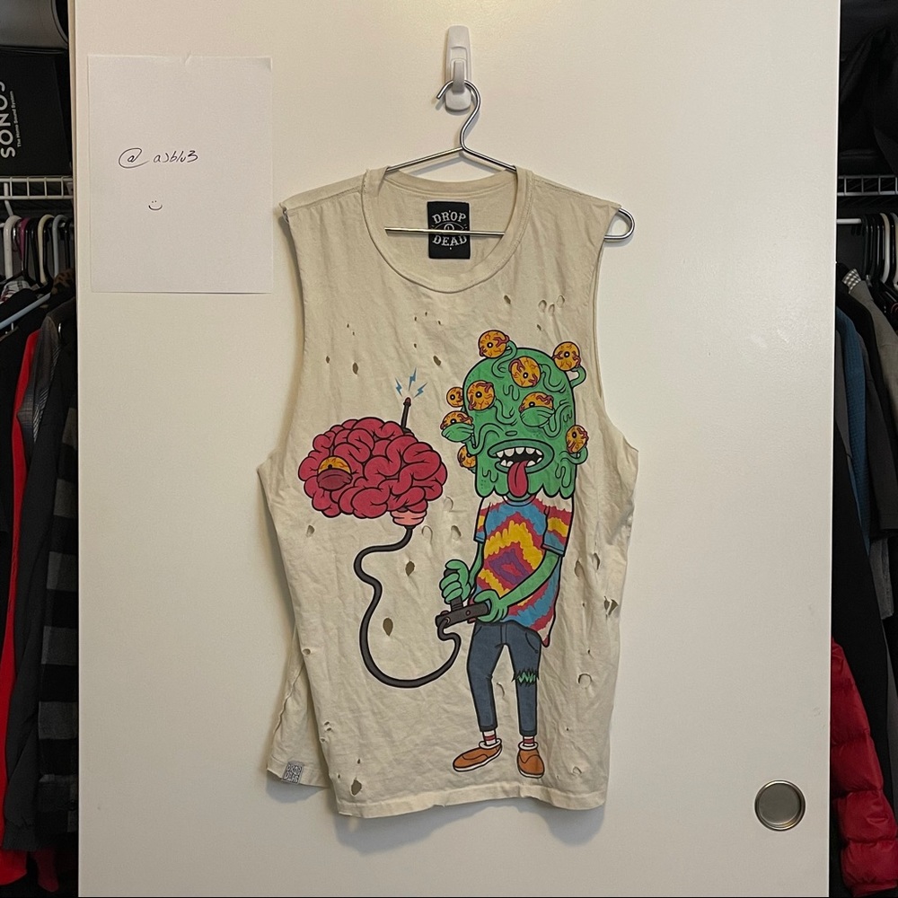 DropDead tank top size L
